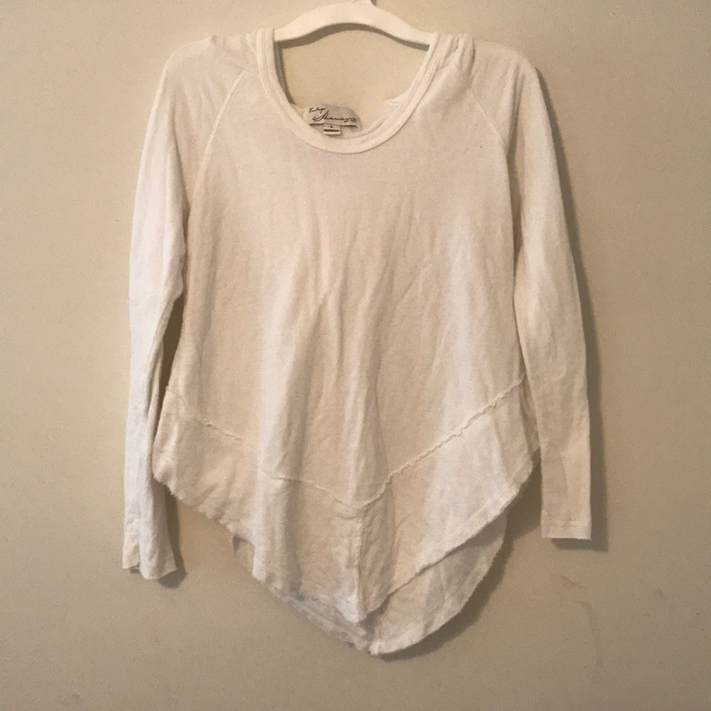 Hooded pull over light sweater